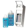 Zeep- en ontsmettingsdispenser van aluminium, 500 ml Zeep- en ontsmettingsdispenser, 500 ml